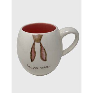 Rae Dunn EASTER Bunny Mug Rabbit Coffee Cup Ceramic New Kitchen Pink Holiday